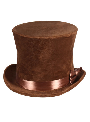 Brauner zylinder mit schleife - brauner,