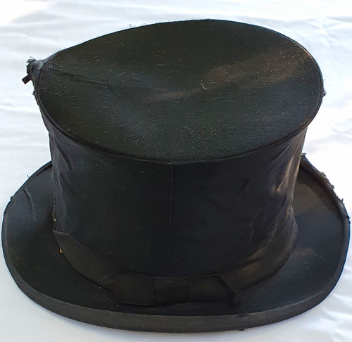 Antik chapeau claque - claque,, klapp
