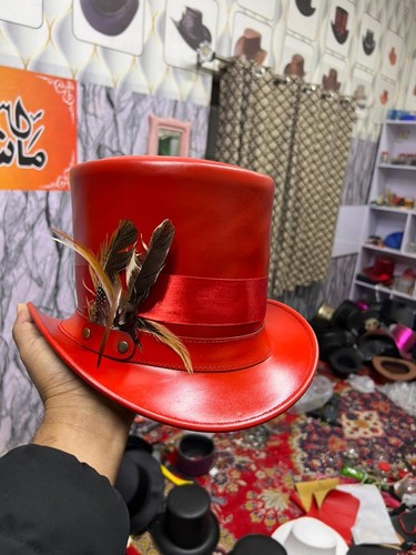 Steampunk zylinderhut rotes - steampunk,