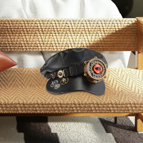 Steampunk zylinder biker - steampunk, zylinder,
